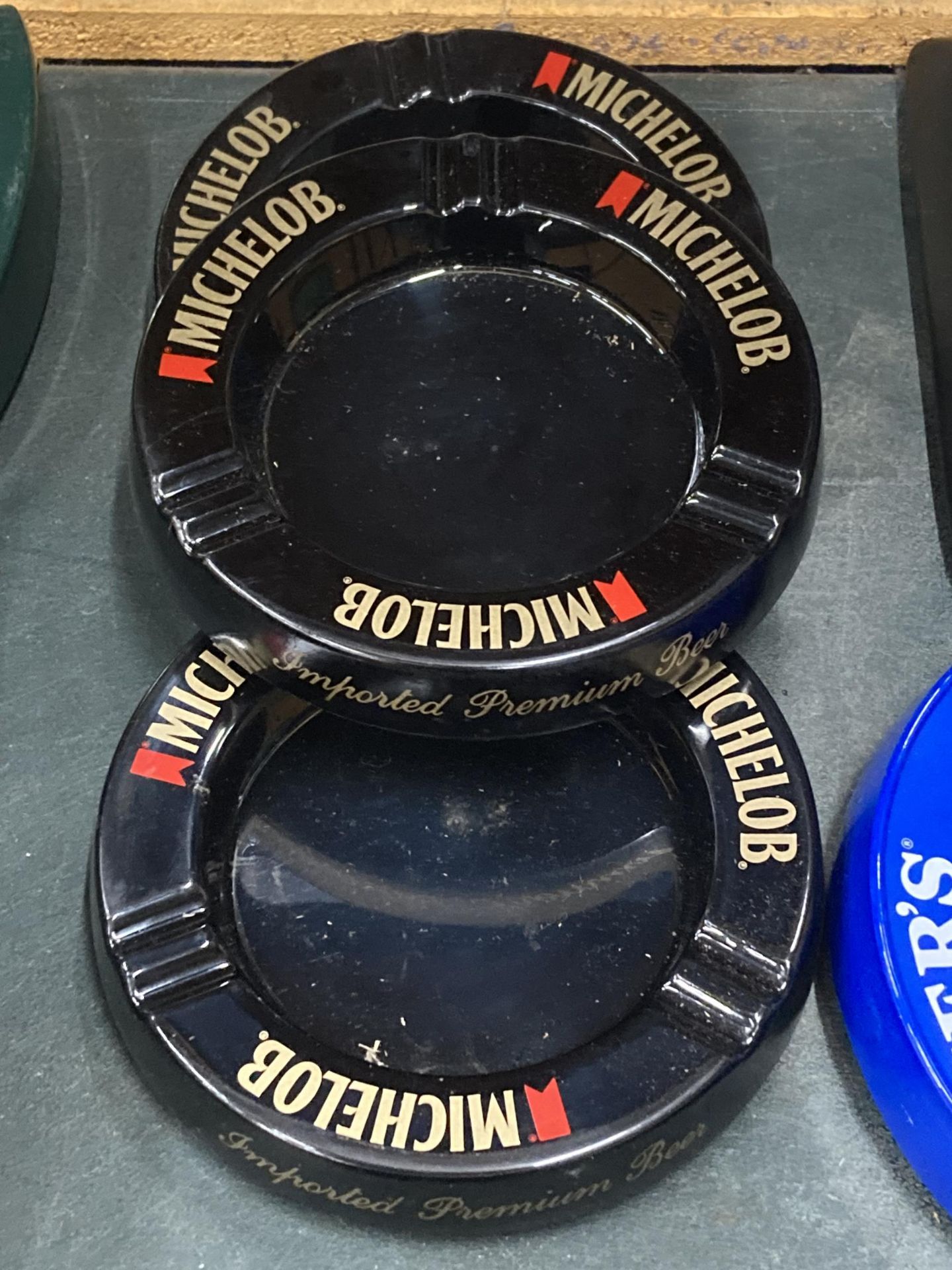 THREE MICHELOB MELAMINE ASHTRAYS - Image 2 of 3