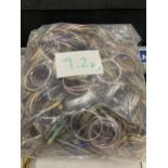 A BAG OF COSTUME JEWELLERY BANGLES, WEIGHT 9.2KG
