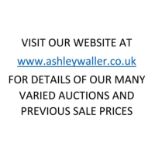 END OF SALE, THANK YOU FOR YOUR BIDDING. OUR NEXT SALE IS ON THE 17TH & 18TH JANUARY 2024