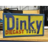 A DINKY DIECAST TOYS ILLUMINATED LIGHT BOX SIGN