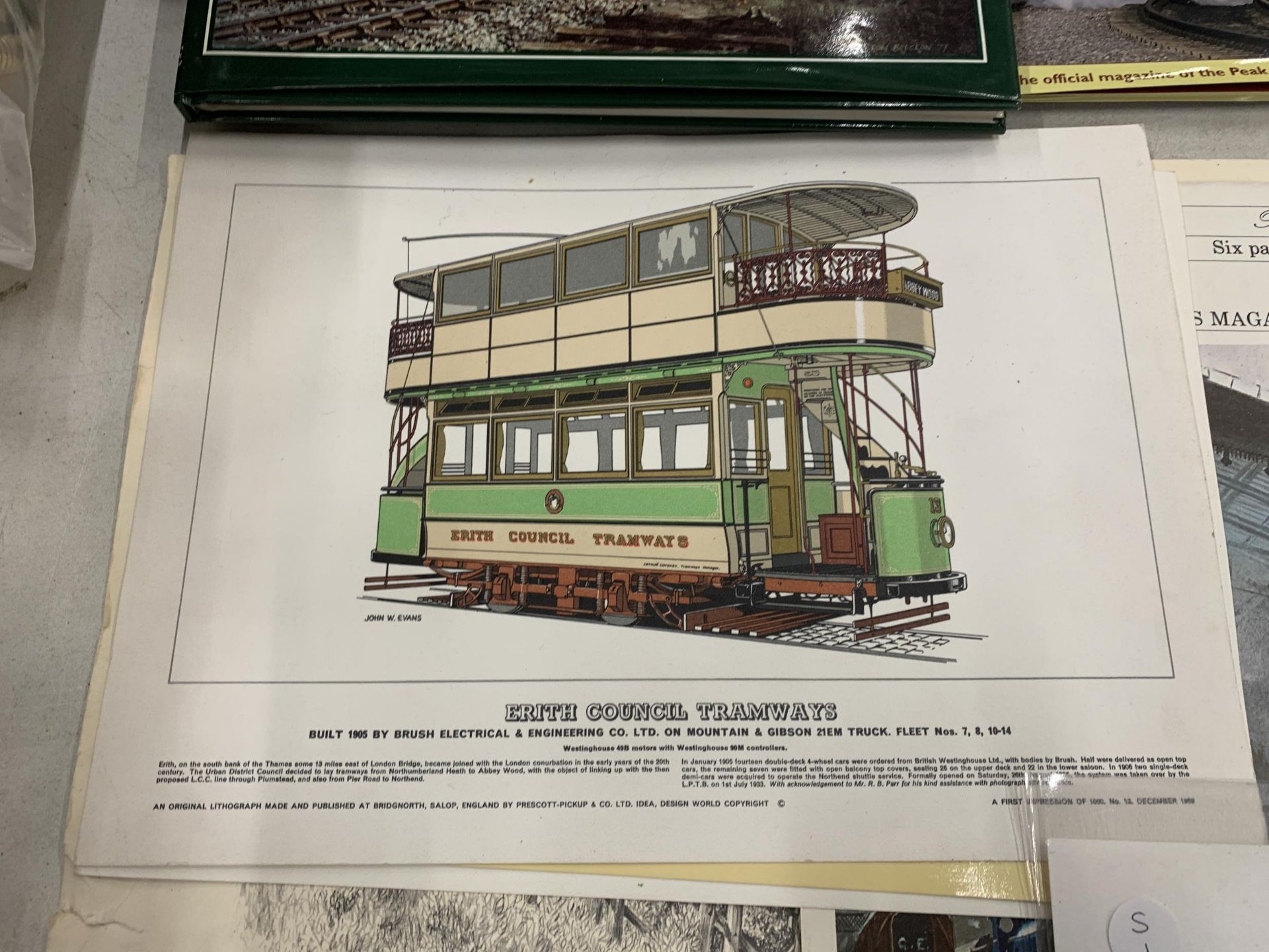 A COLLECTION OF RAILWAY RELATED ITEMS, PRINTS, BOOKS ETC - Image 2 of 6