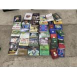 A LARGE QUANTITY OF HARDBACK BOOKS ON CRICKET