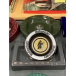 THREE CERAMIC ASHTRAYS TO INCLUDE HOLSTEN, CARLSBERG AND HOFMEISTER