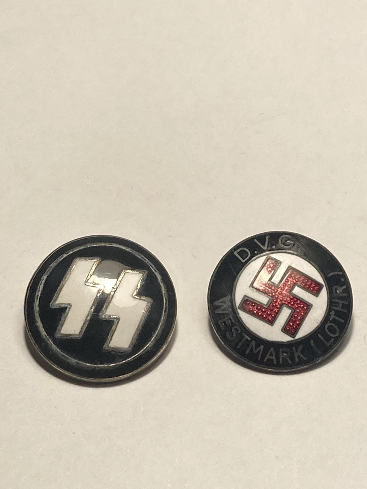 TWO GERMAN BADGES