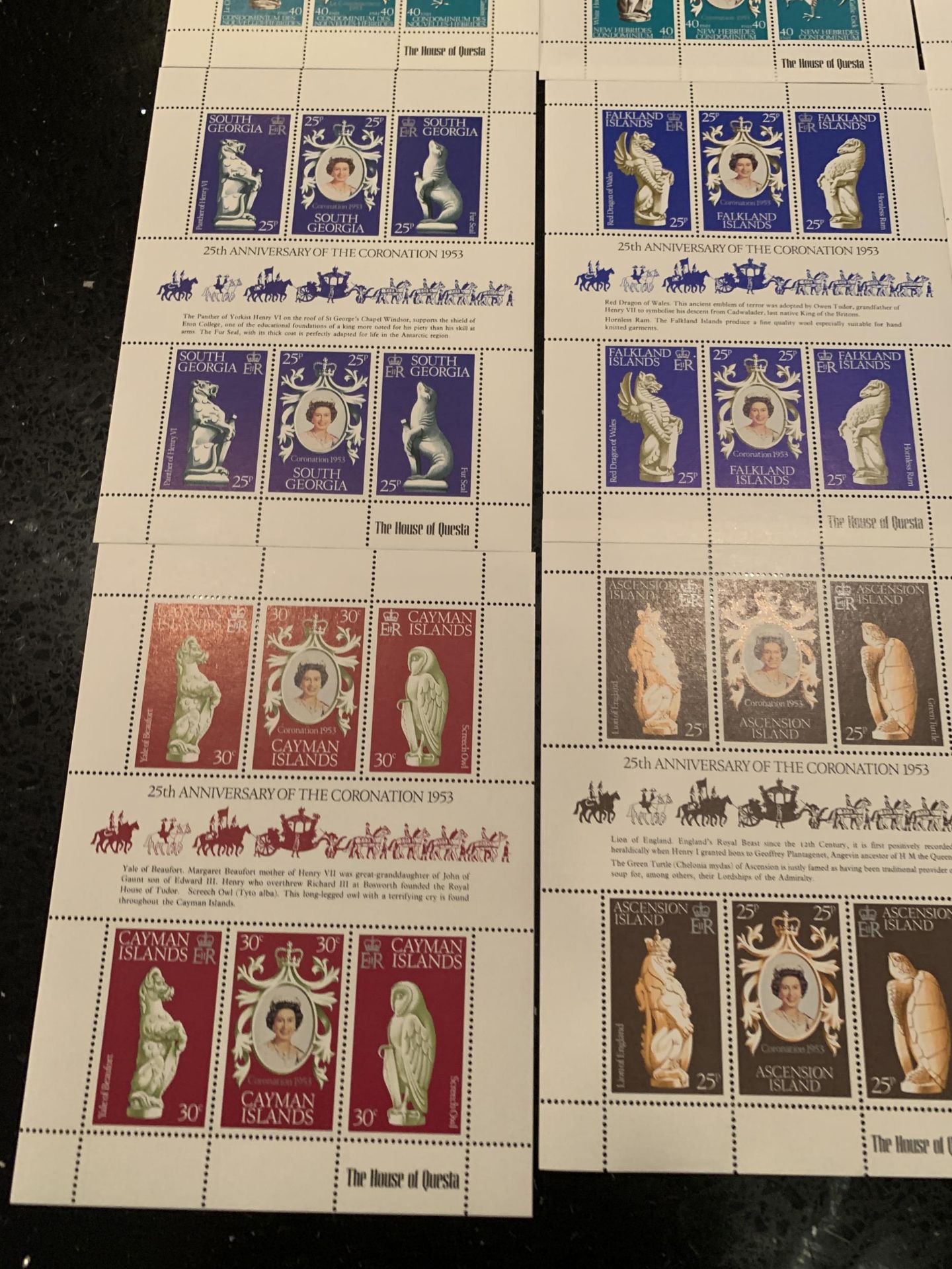 A SELECTION OF 13 “25TH ANNIV. OF CORONATION” SHEETLETS , ALL SUPERB UNMOUNTED MINT - Image 6 of 6