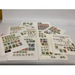 TEN PLUS SHEETS CONTAINING STAMPS FROM KENYA