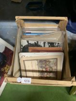 A BOX OF ASSORTED VINTAGE BOOKS AND PROGRAMMES ETC