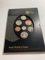 THE ROYAL MINT 2008 UK SHIELD OF ARMS