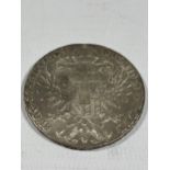 AUSTRIA , 1780 , 1 THALER SILVER MARIA THERESIA COIN . WT. IS 28.2 GMS
