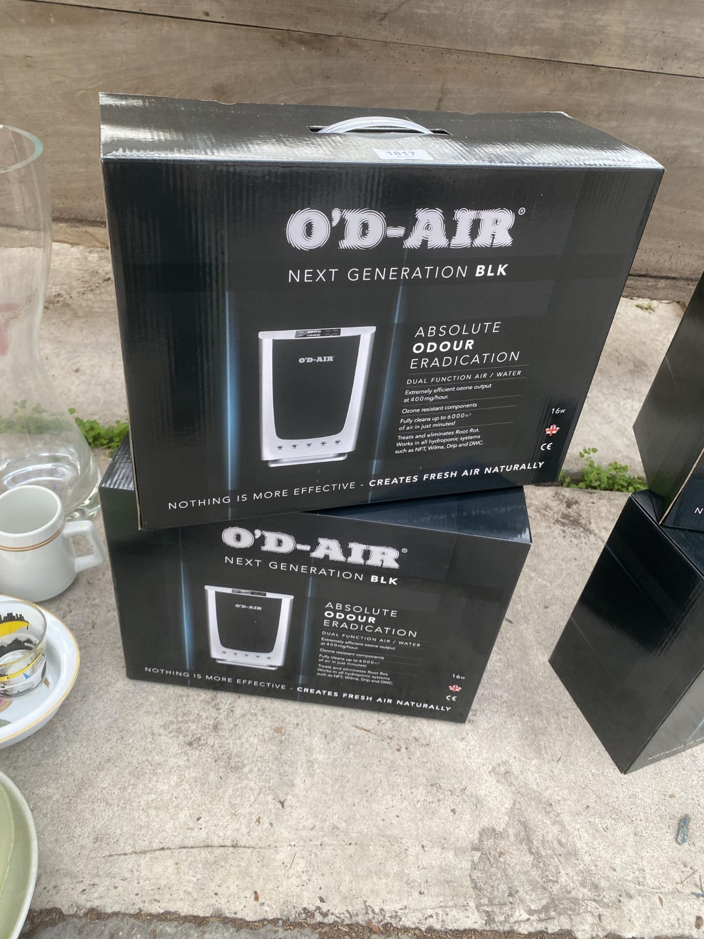 TWO NEW AND BOXED O'D-AIR AIR PURIFIERS