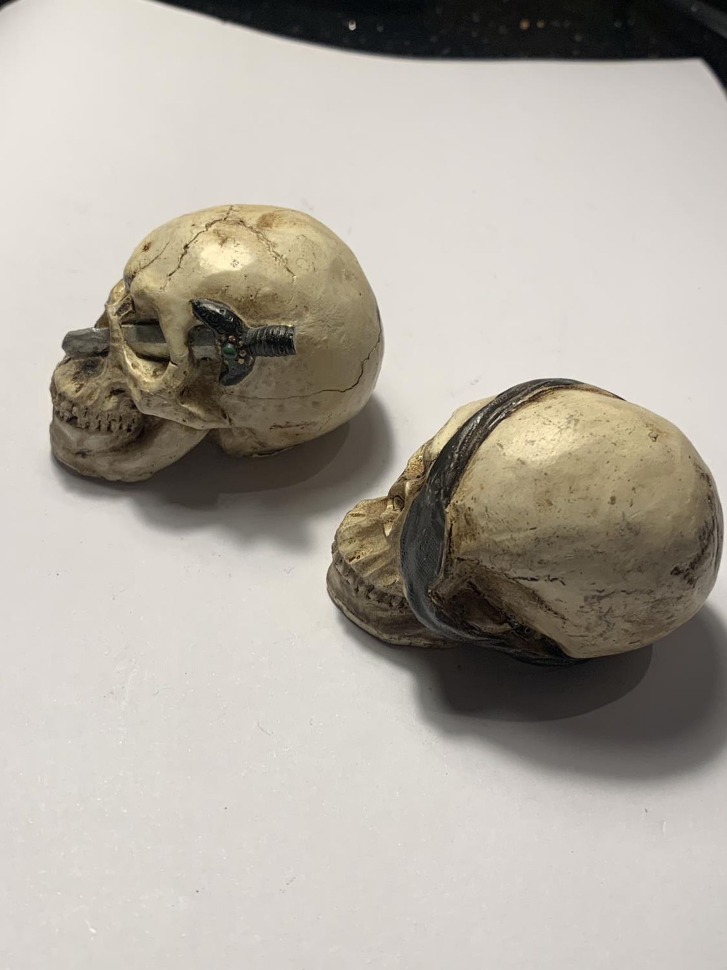 TWO PIRATE SKULLS - Image 4 of 4
