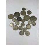 UK A SELECTION OF SILVER COINAGE , 1817 – 1944 . TOTAL WEIGHT IS 114GMS