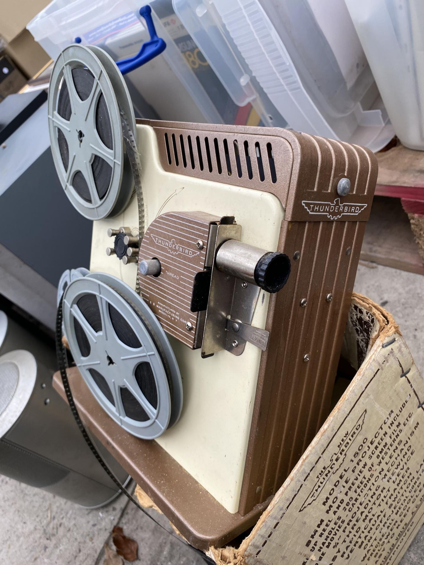 A THUNDERBIRD PROJECTOR AND A BURSWOOD AMPLIFIER - Image 5 of 5