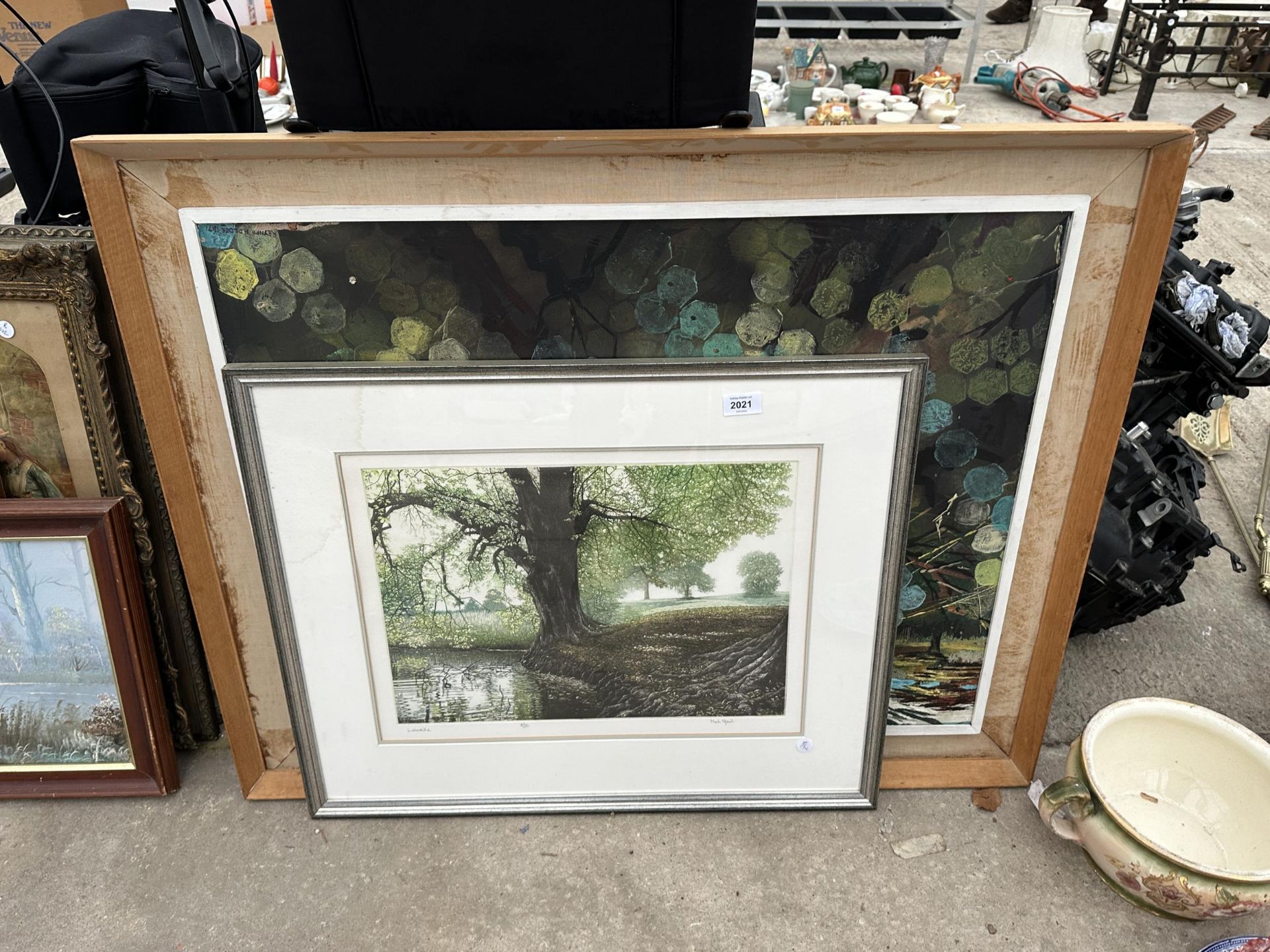 TWO FRAMED PRINTS TO INCLUDE A LIMITED EDITION