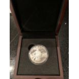 JERSEY 2014 , 70TH ANNIVERSARY OF D-DAY , £5 SILVER PROOF COIN . BOXED & ENCAPSULATED