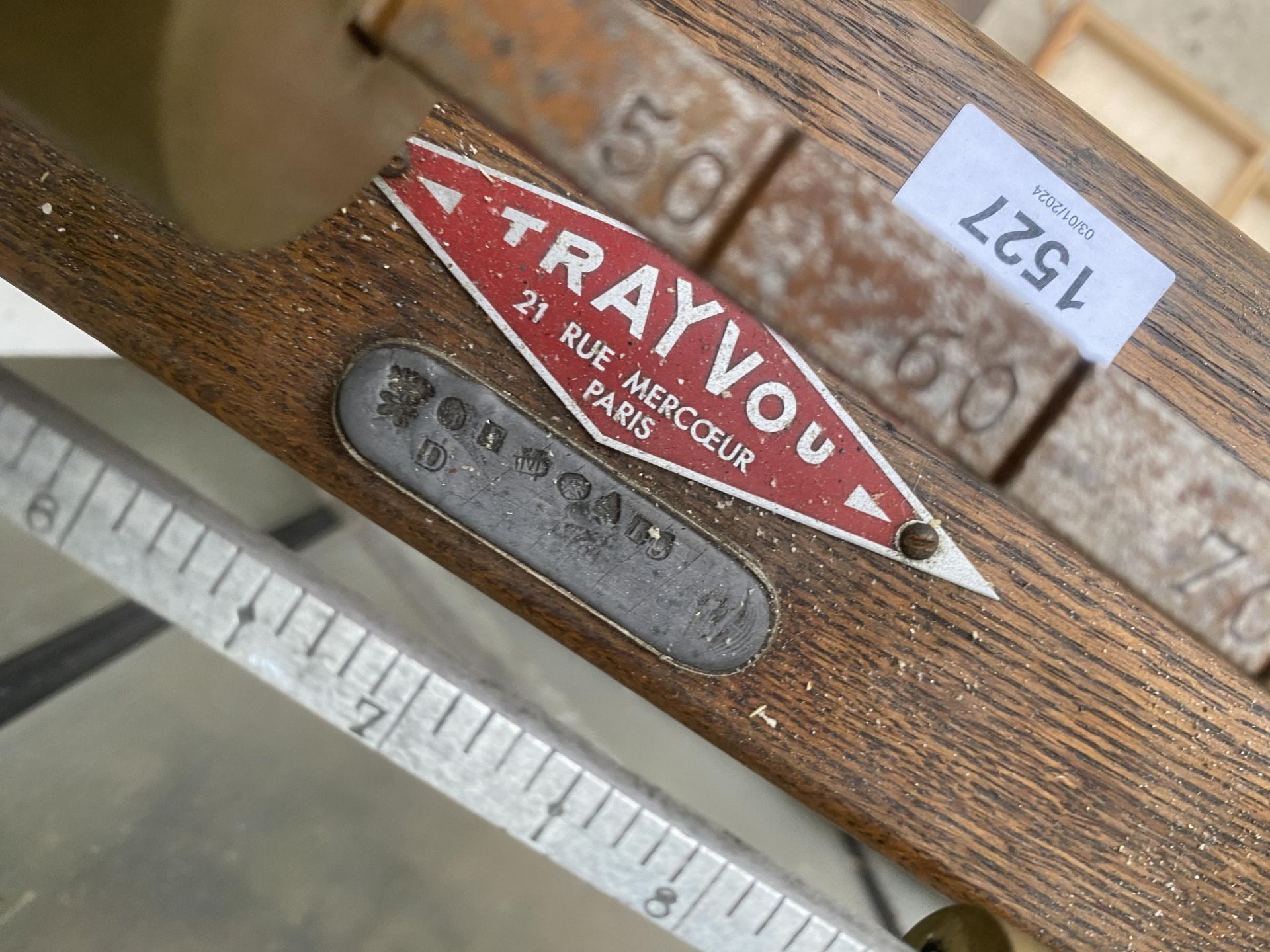 A SET OF VINTAGE TRAYVOU PLATFORM SCALES - Bild 3 aus 4