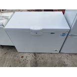 A LARGE WHITE ICEKING CHEST FREEZER