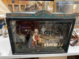 A VICTORIAN GROCERS SHOP DISPLAY CASE