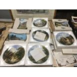 EIGHT VARIOUS COLLECTORS PLATES BOXED WITH CERTIFICATES