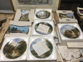 EIGHT VARIOUS COLLECTORS PLATES BOXED WITH CERTIFICATES