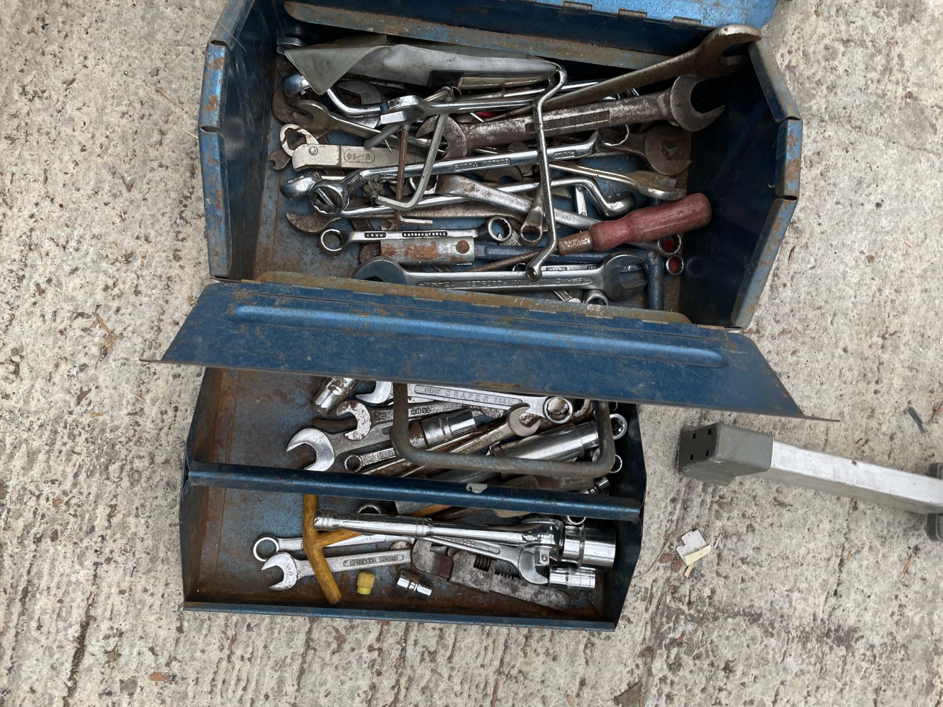 TWO TOOL BOXES WITH A LARGE ASSORTMENT OF SPANNERS - Image 3 of 3