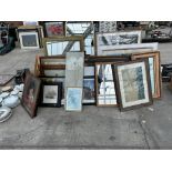 A LARGE QUANTITY OF FRAMED PRINTS AND PICTURES