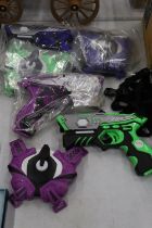 A QUANTITY OF CSTAR GUNS AND LASER TAGS