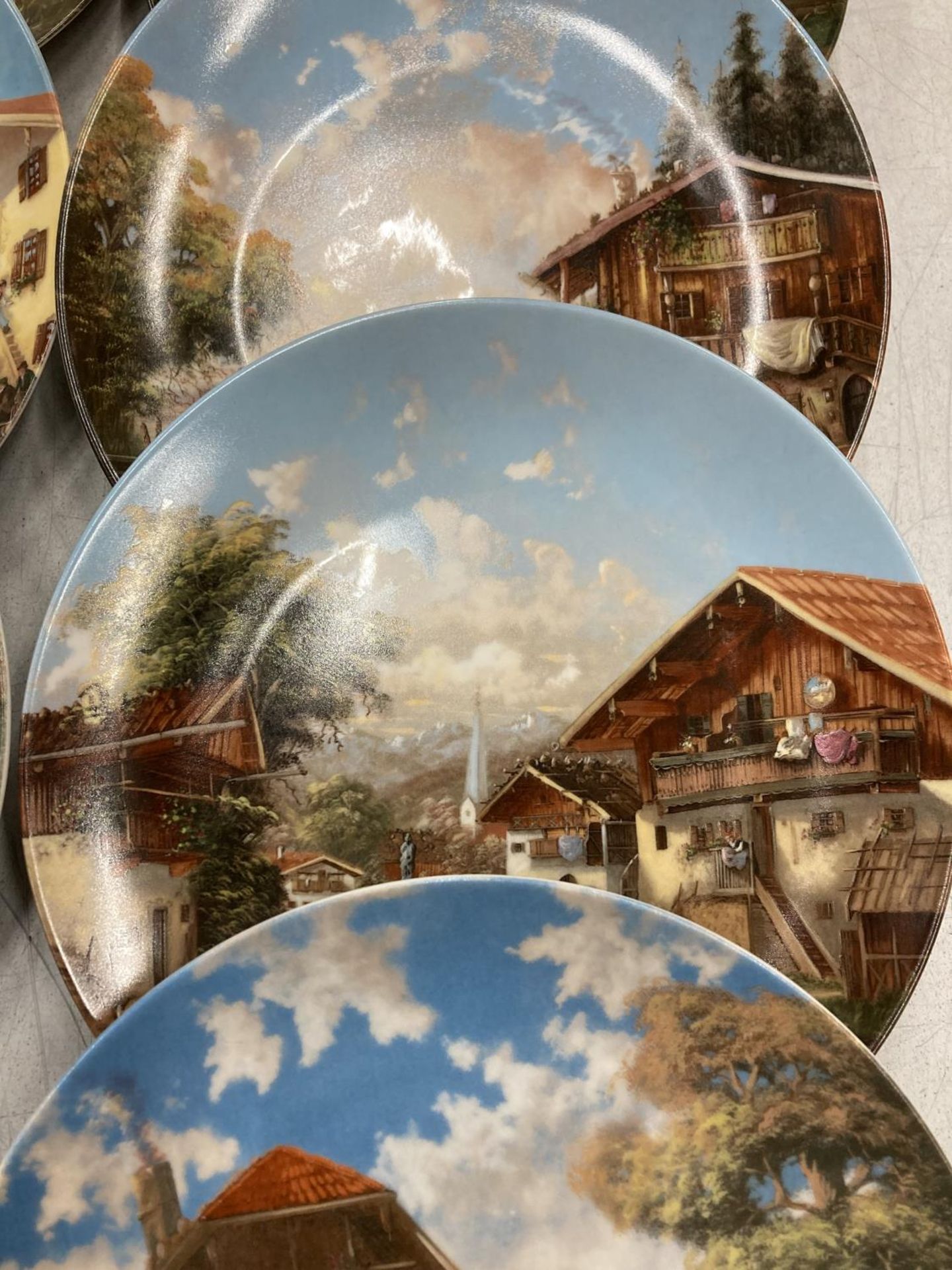 A COLLECTION OF GERMAN CABINET PLATES WITH CERTIFICATES - 10 IN TOTAL - Image 3 of 5