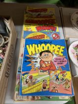 A QUANTITY OF VINTAGE COMICS TO INCLUDE BUSTER, WHIZZER AND CHIPS, ETC.,