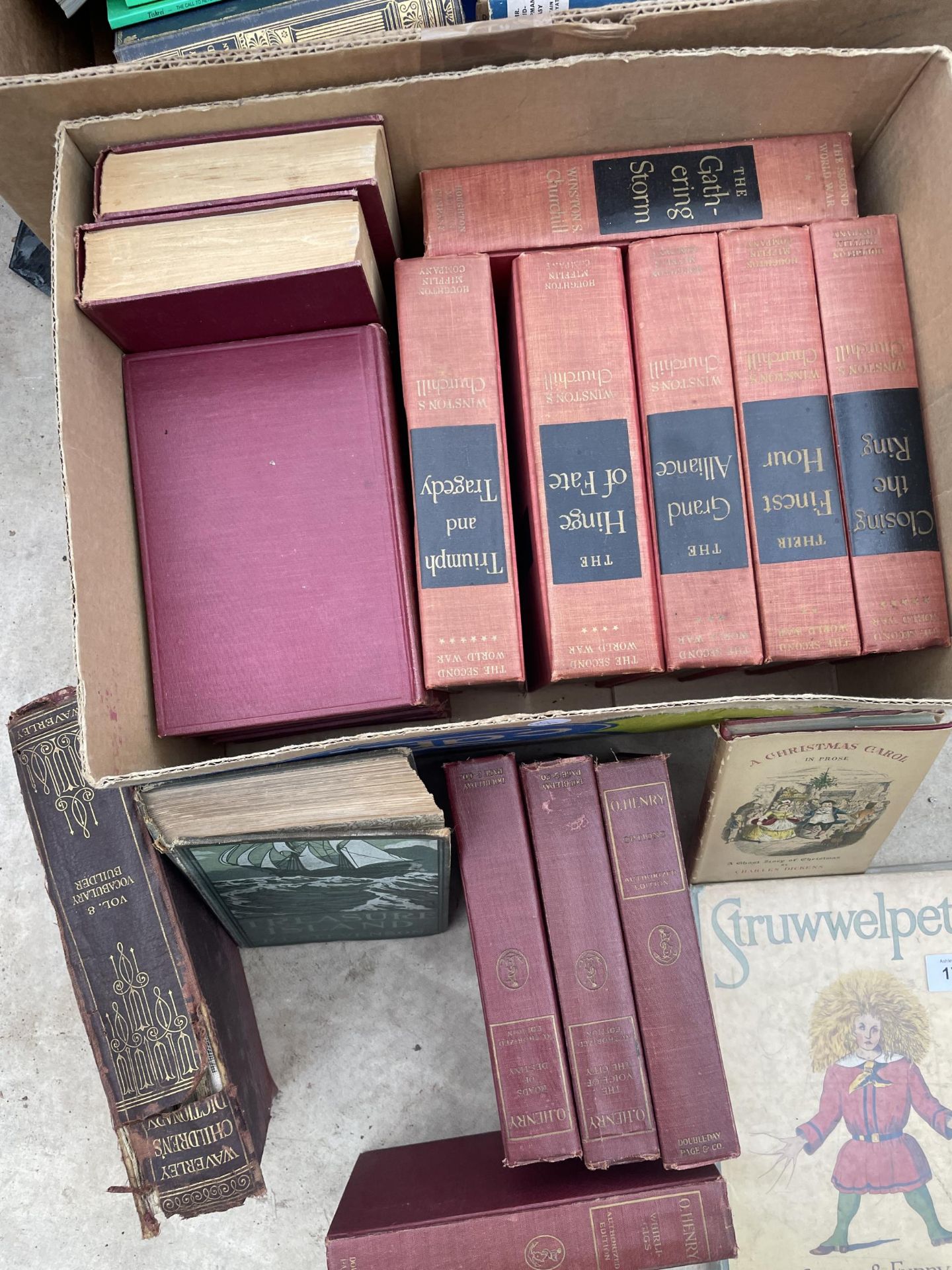 TWO BOXES OF BOOKS TO INCLUDE HARRY POTTER, ETC - Image 2 of 4