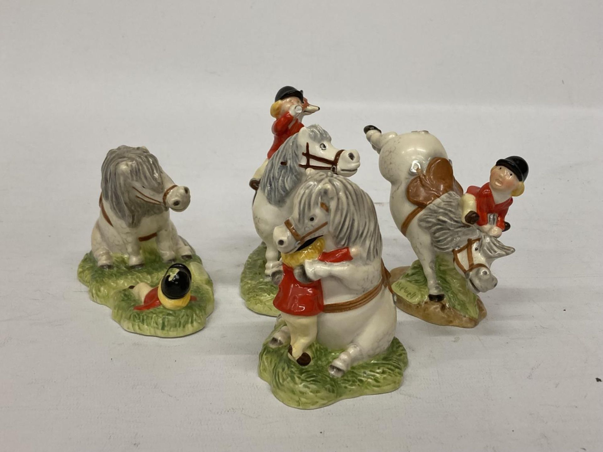 FOUR BESWICK THELWELL FIGURES - TWO A/F - Image 2 of 5