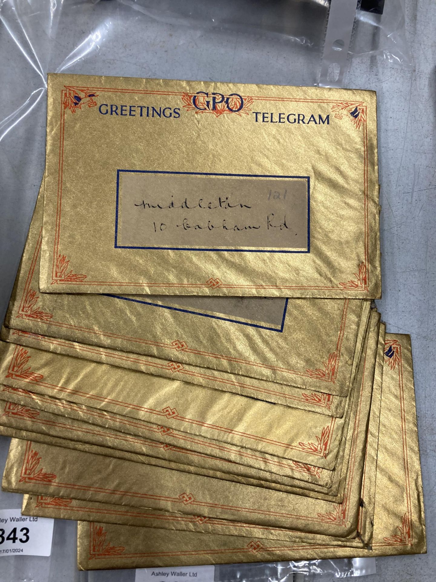 A COLLECTION OF 1930'S GPO GREETINGS TELEGRAMS