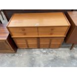 A RETRO TEAK NATHAN UNIT, 40" WIDE