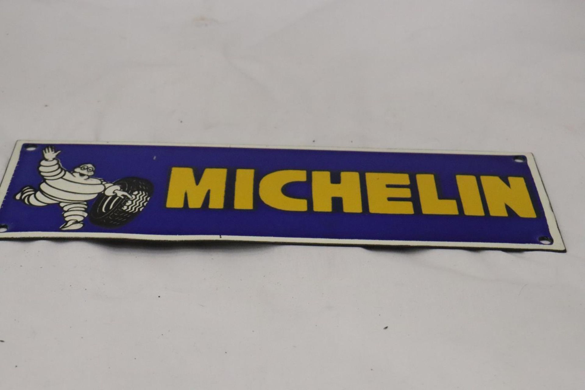 AN OBLONG MICHELIN SIGN - 30 X 11 CM - Image 2 of 3