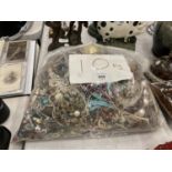 A VERY LARGE QUANTITY OF ASSORTED COSTUME JEWELLERY, 10KG IN TOTAL