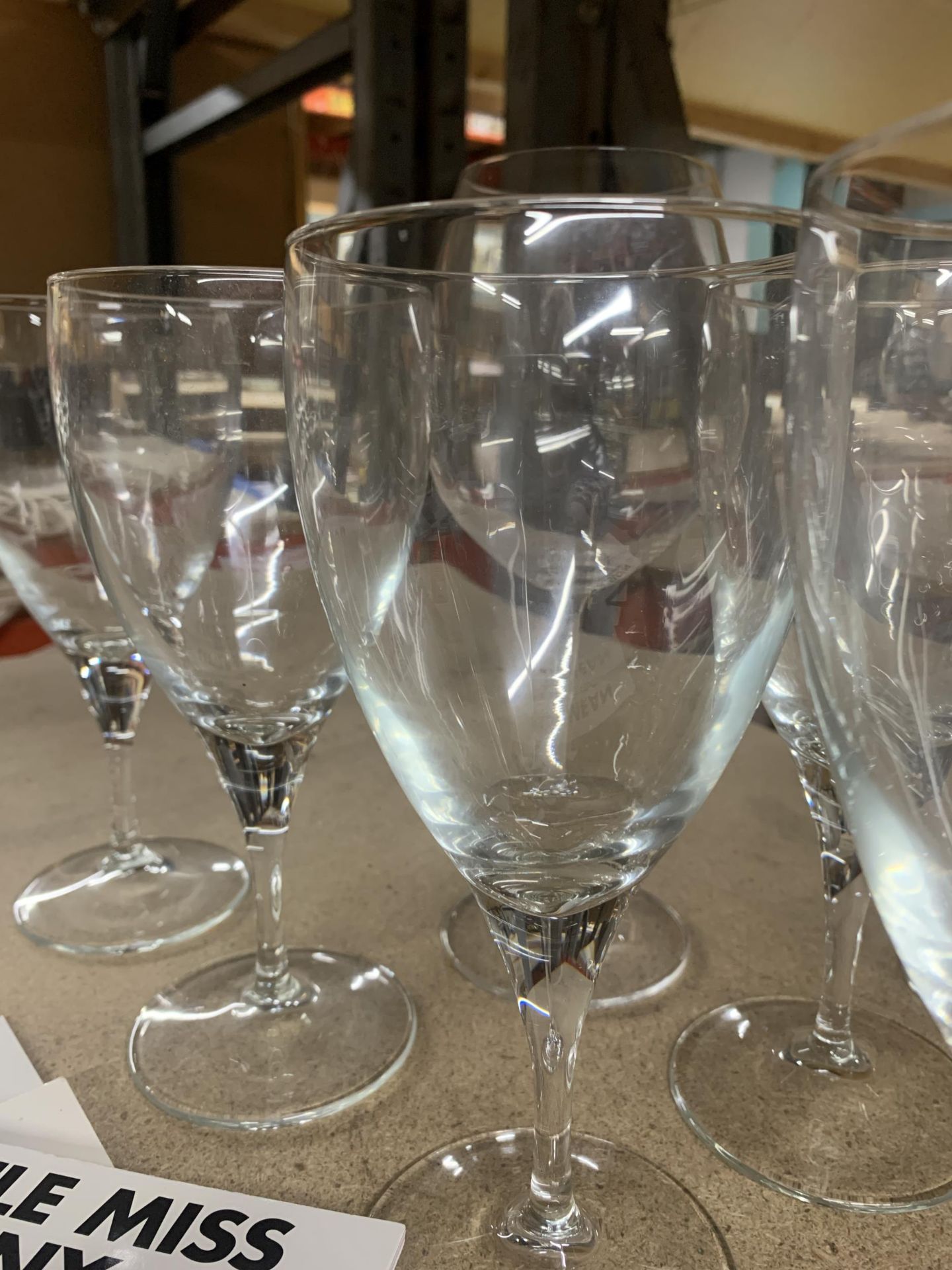 A QUANTITY OF DRINKING GLASSES - Image 3 of 3