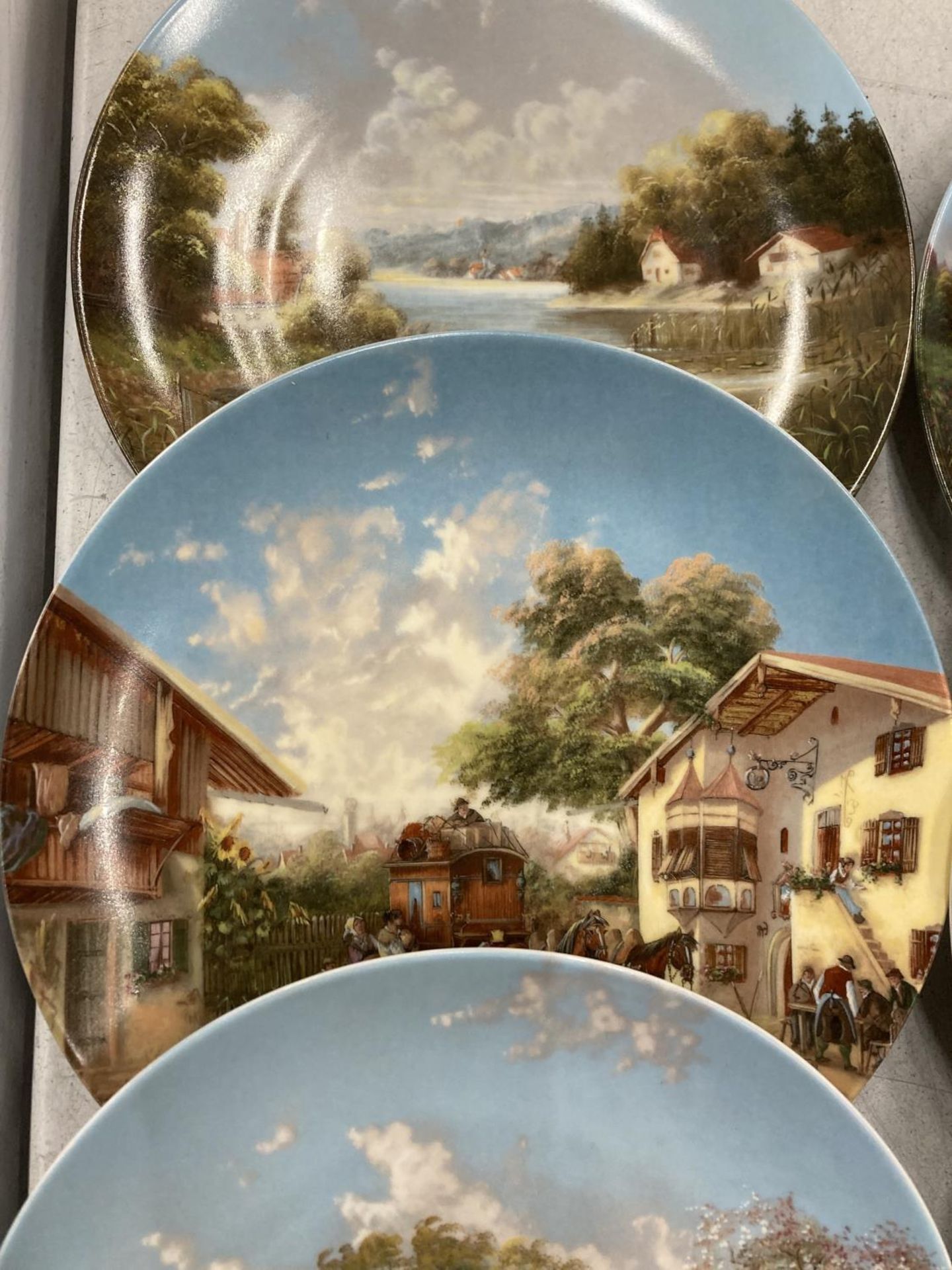 A COLLECTION OF GERMAN CABINET PLATES WITH CERTIFICATES - 10 IN TOTAL - Image 4 of 5