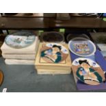 A QUANTITY OF COLLECTOR'S PLATES SOME IN BOXES WITH CERTIFICATES TO INCLUDE DAVENPORT POTTERY