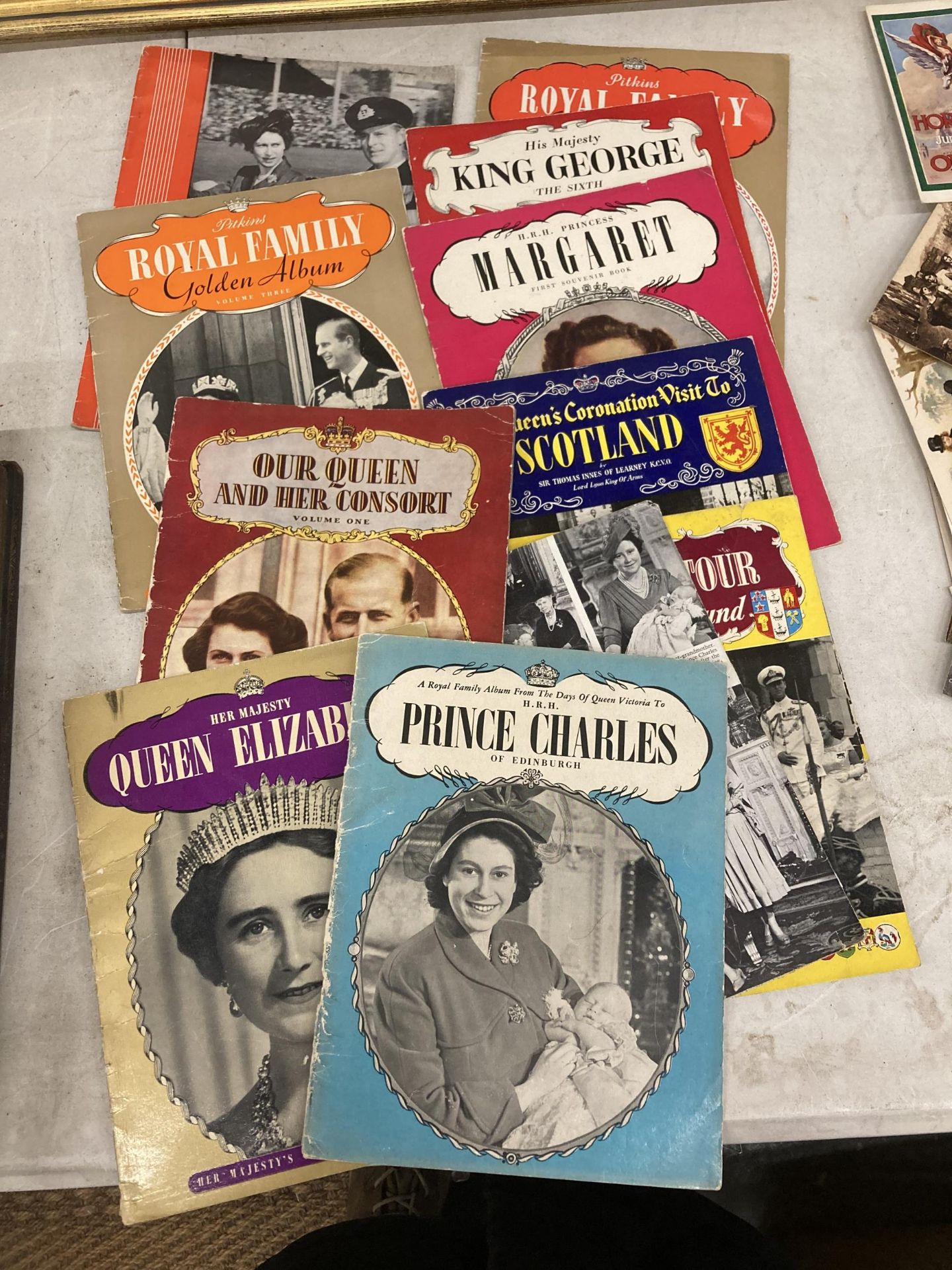 SEVERAL BOOKS RELATING TO THE ROYAL FAMILY