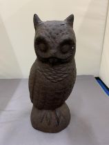 A CAST OWL FIGURE