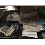 A LARGE QUANTITY OF EPHEMERA TO INCLUDE LEGAL REPORTS, NEWSPAPER CUTTINGS, ETC