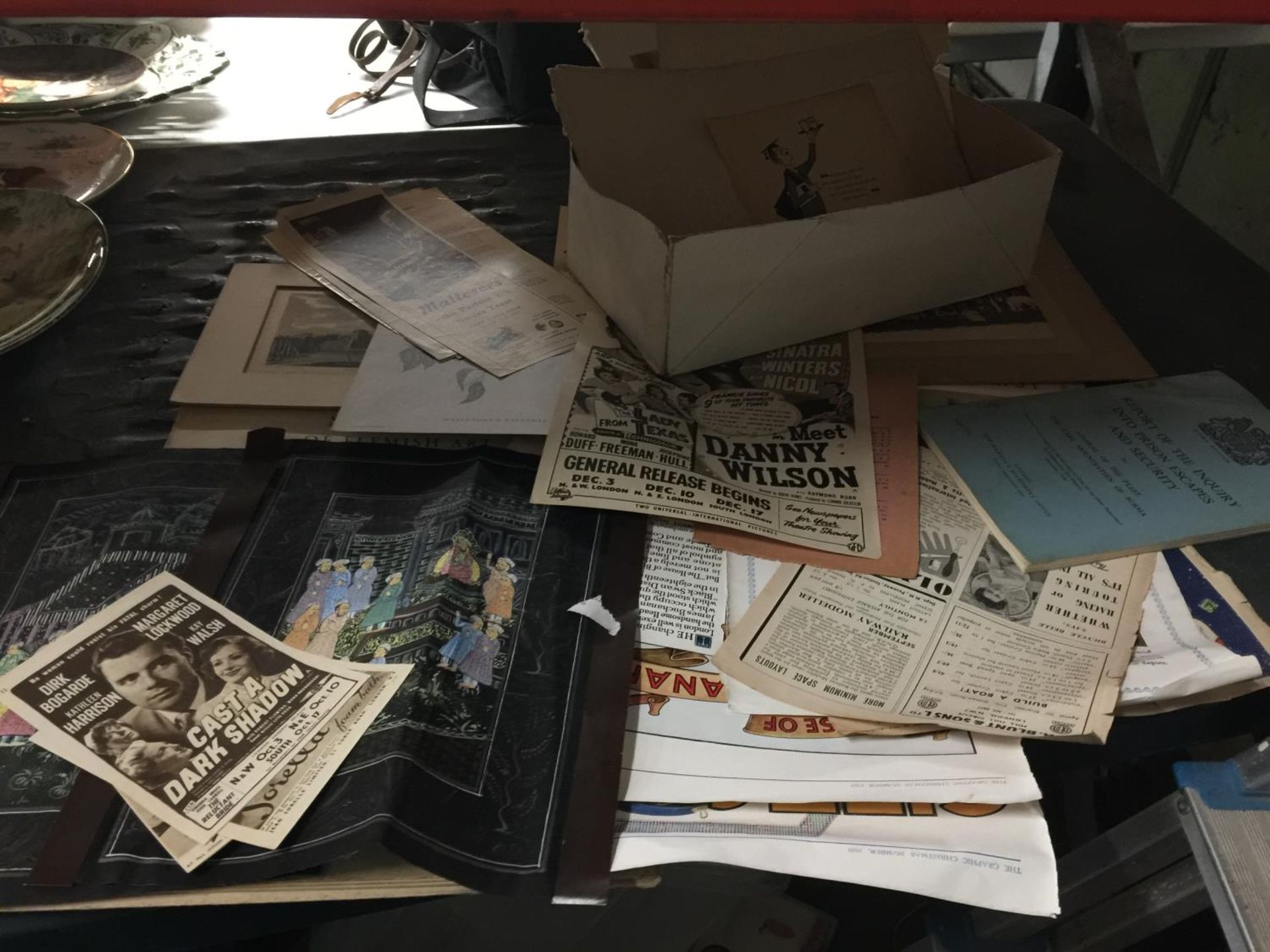 A LARGE QUANTITY OF EPHEMERA TO INCLUDE LEGAL REPORTS, NEWSPAPER CUTTINGS, ETC