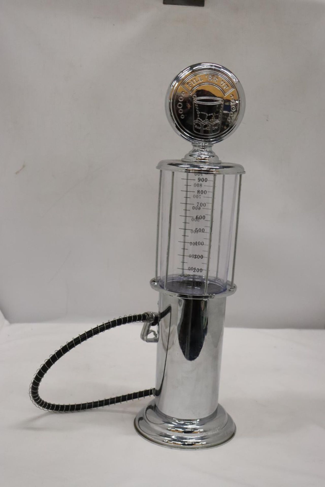 A CHROME PETRO PUMP DRINKS DISPENSER, HEIGHT 48CM - Image 4 of 4