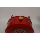 A RED VW PETROL CAN
