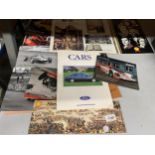 A GROUP OF CAR RELATED MAGAZINES ETC