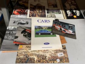 A GROUP OF CAR RELATED MAGAZINES ETC