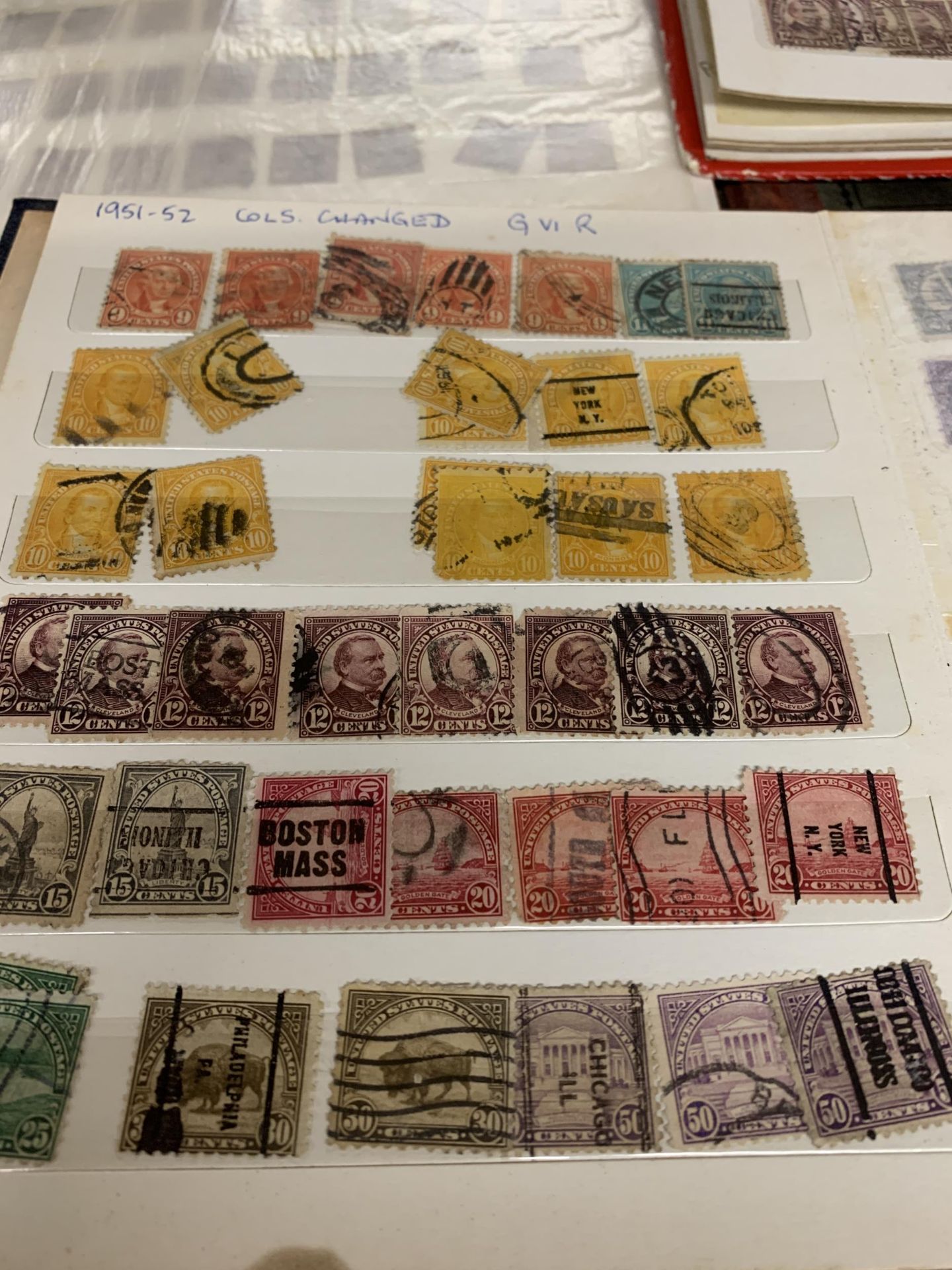 SEVEN STAMP ALBUMS CONTAINING A QUANTITY OF FOREIGN AND BRITISH STAMPS - Image 5 of 6