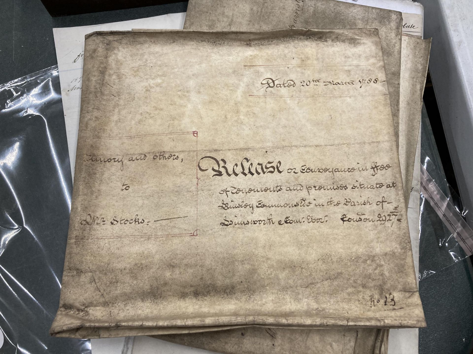 A LARGE COLLECTION OF INDENTURES - Image 6 of 6