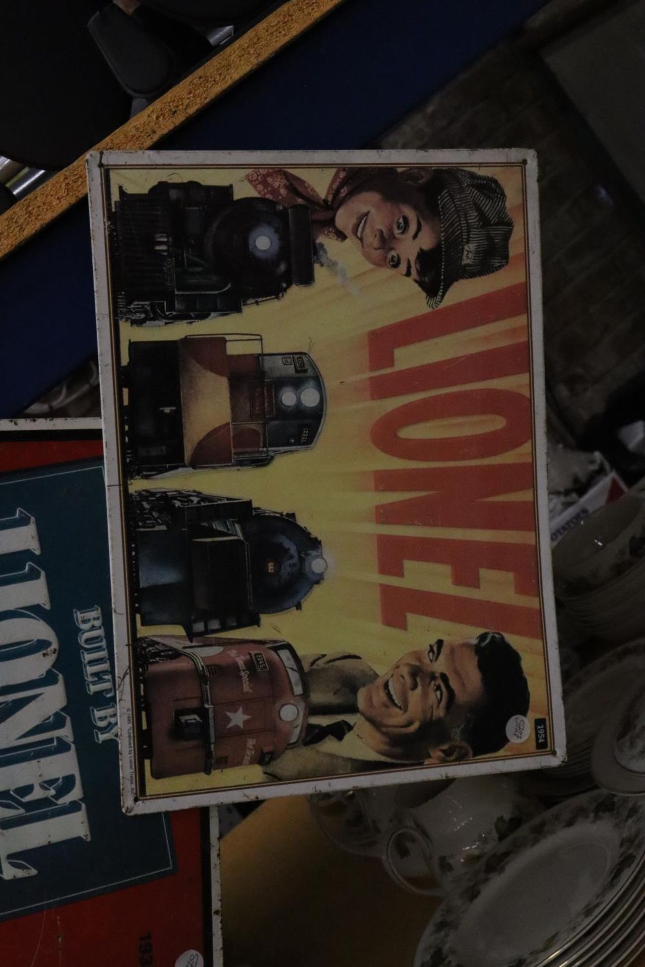 THREE METAL SIGNS 'LIONEL' TRAINS, 40CM X 29CM - Image 3 of 3