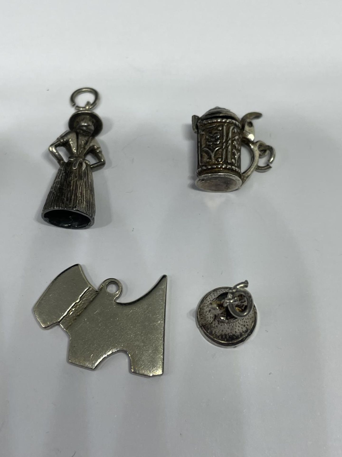 EIGHT SILVER CHARMS - Image 2 of 3